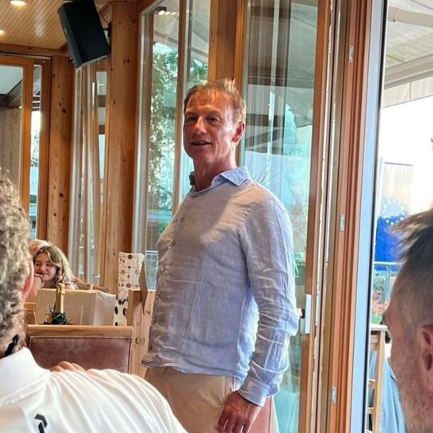 Patrick Murnig beim Geburtstag von Guenther Mader.